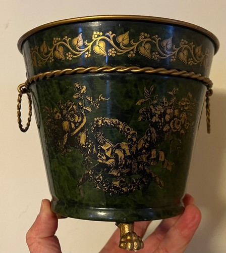 Vintage french green tole - vintage,